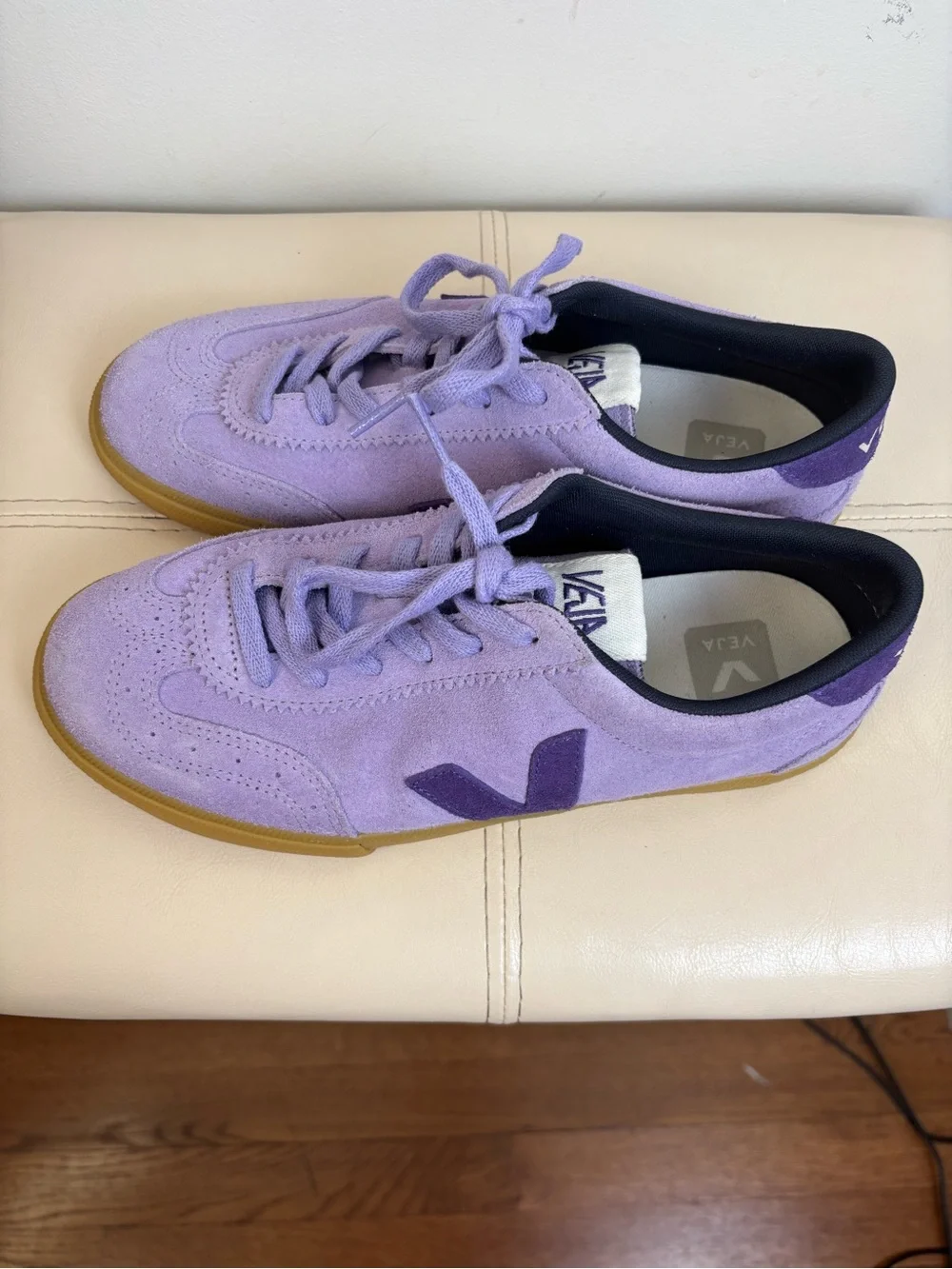 Veja Volley Suede Sneakers in the Lavande Purple Size 8